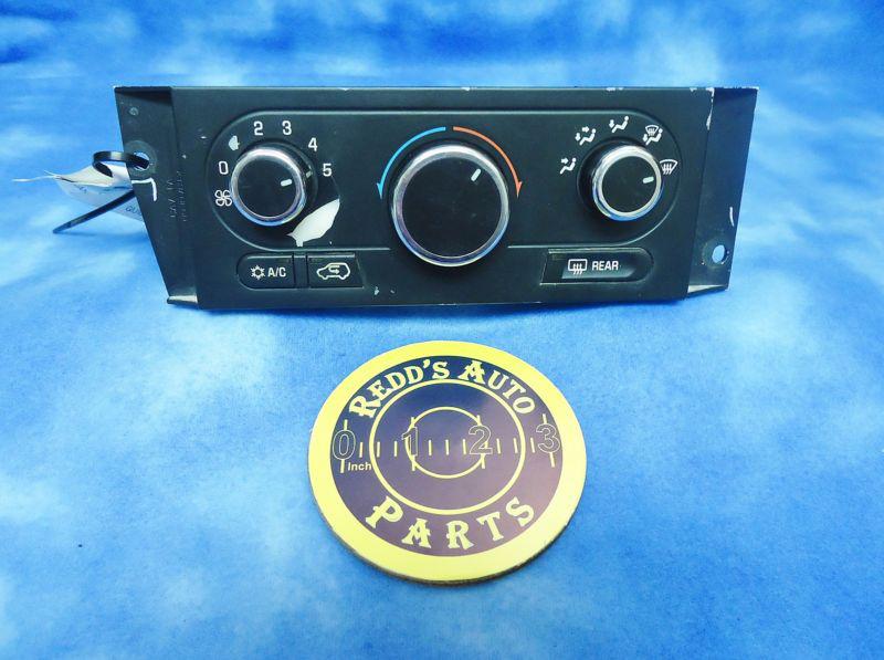 02-07 buick rendezvous ac heat climate control 15817911 oem used 265r