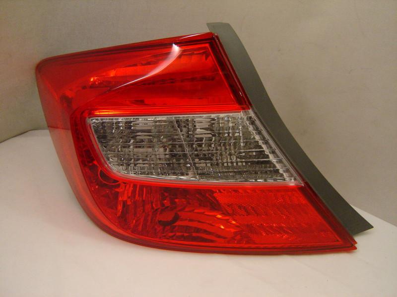 Honda civic coupe  left tail light 12 oem