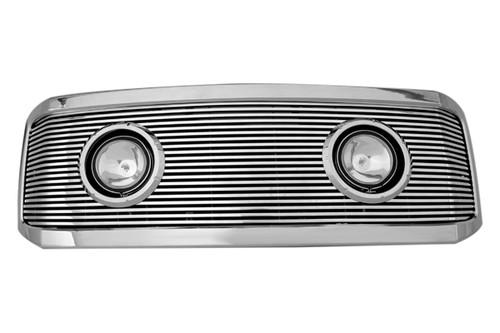 Paramount 42-0384 - ford f-250 restyling 8.0mm packaged chrome billet grille