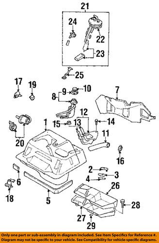 Mazda oem bp4w13480 fuel filter