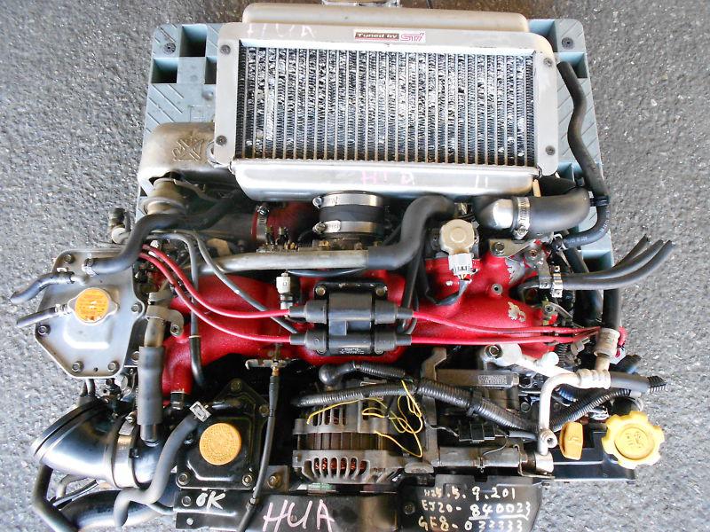 Jdm subaru impreza wrx sti ej20t turbo engine 5 speed '97-98 evo 4