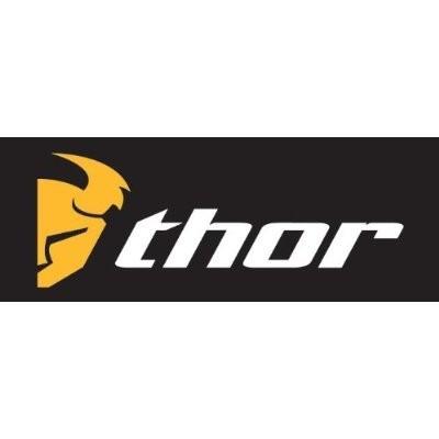 Thor large vinyl banner black/yellow 8'l x 3'w