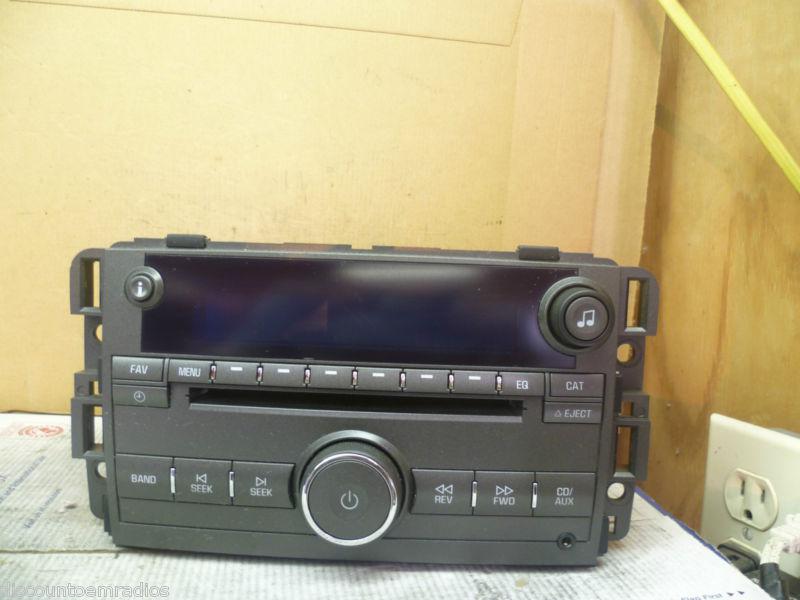 06-09 buick lucerne radio single cd player 25957382 factory *
