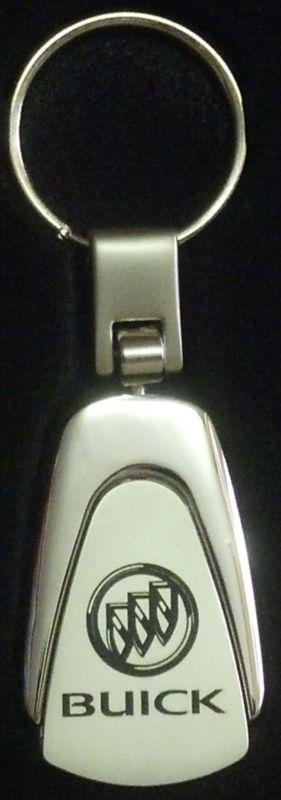 Nostalgic unique buick silver color metal tear drop keychain