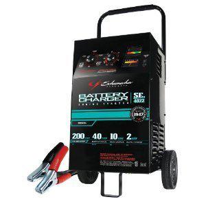 Schumacher se-4022 manual wheeled 200a battery charger and tester for 6v and 12v