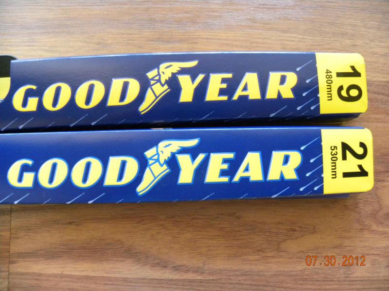21 and 19 inch goodyear wiper blades-all metal blades - made in the usa!!!!!!