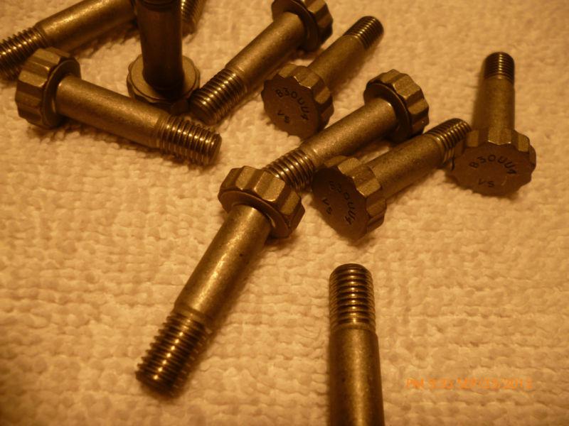 25 pieces 1/4" x 1" inconel 718 ,12 point bolts, fine thread, strong