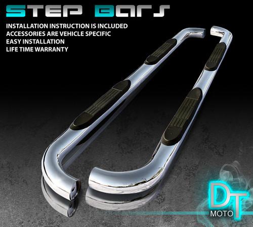 04-08 f150 4dr super crew/crew cab t304 stainless steel side step nerf bar board