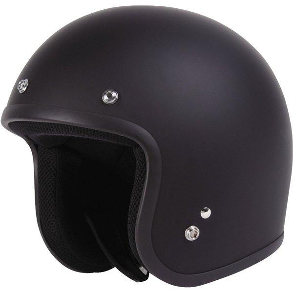 Flat black xs torc route 66 t-50 open face helmet