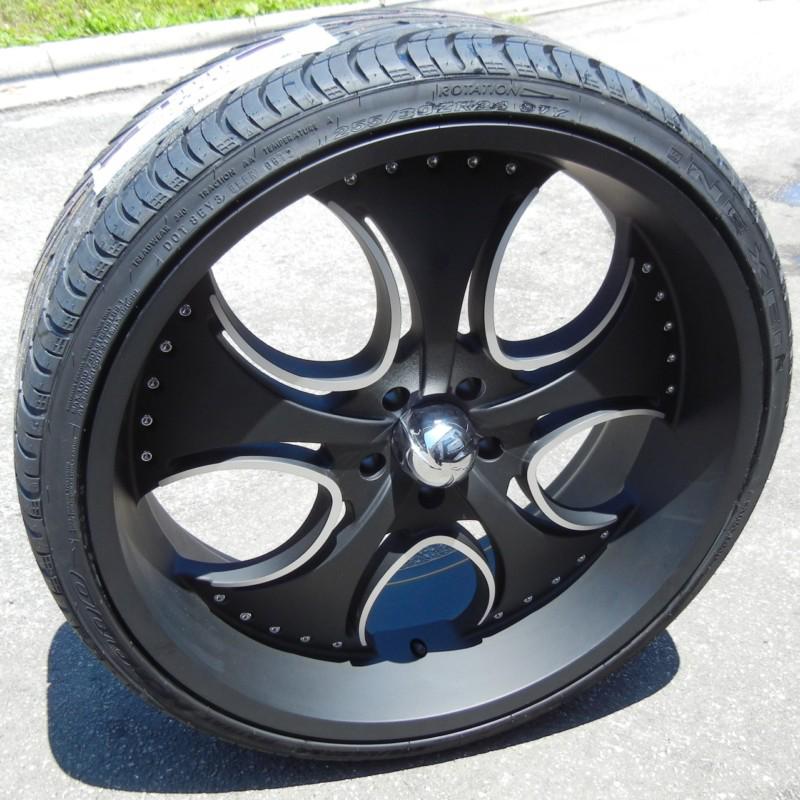 24" kmc venom wheels nexen n3000 tires ford crown jeep dodge nitro chrysler 300c