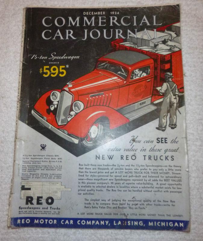 1934 commercial car journal - december edition reo