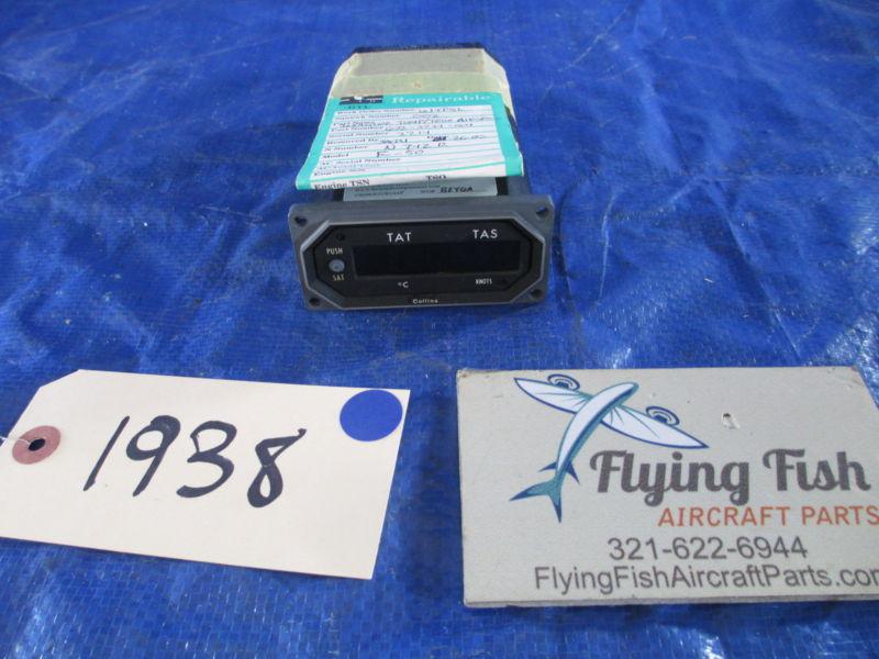 Collins tai-80b temperature true airspeed indicator, p/n 622-3234-004