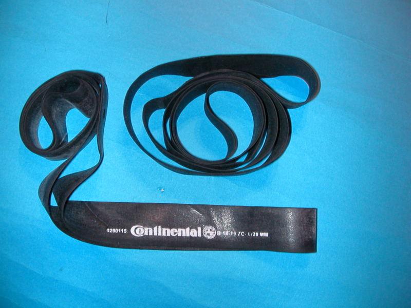 Two flaps  for protection inner tube "continental"  for rims 18" - 19"  mm 28