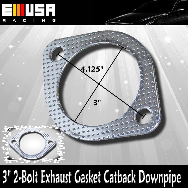 3"  2-bolt exhaust gasket catback downpipe mazda toyota mr2 corolla celica scion