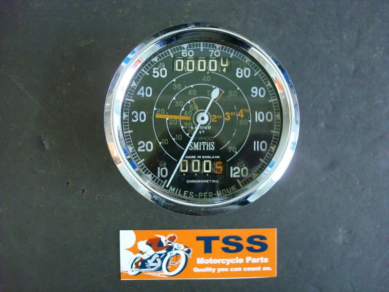 C1202 smiths triumph bsa speedometer chronometric revolater nos s.467/107/6t