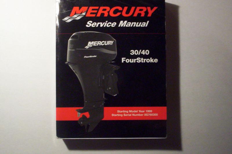 Genuine mercury 30/40 hp four stroke service manual