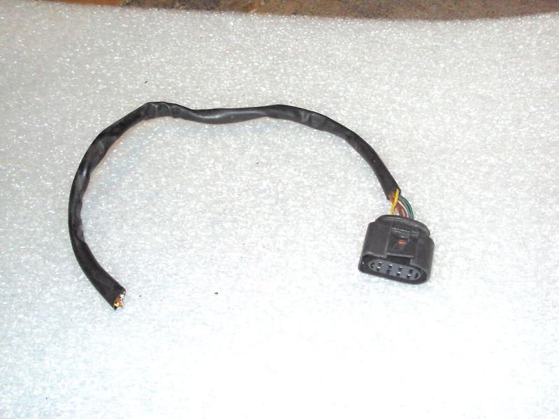 99 00 01 audi a4 head light headlight wire wiring harness plug oem xenon left