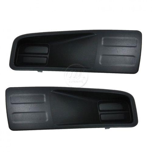 06-09 ford fusion front bumper fog light hole cover insert pair set lh & rh new