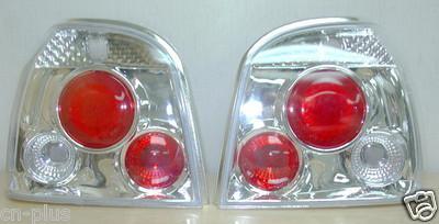 Vw golf mk3 92-98 euro altezza chrome taillights pair new tail lights