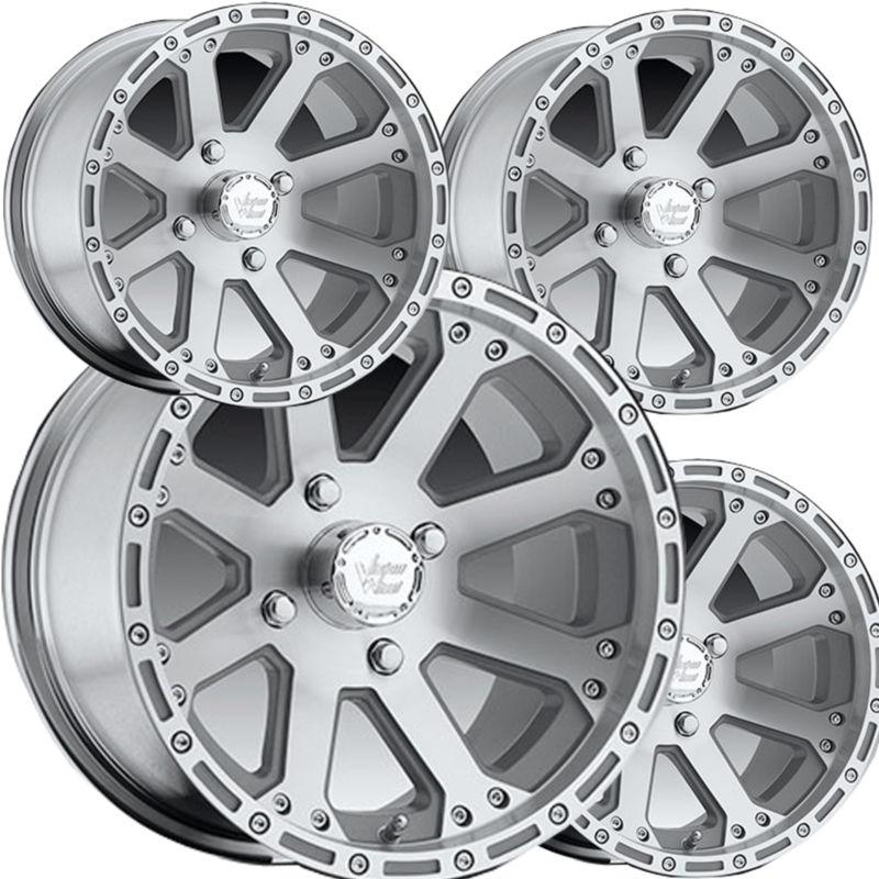 4) 14" rims wheels for 2002-2008 suzuki vinson 500 4x4 sra type 159 outback