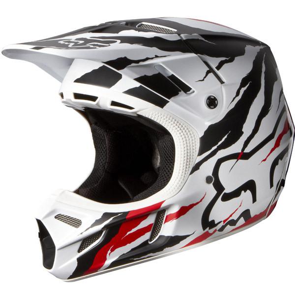 New 2014 fox racing v4 forzaken helmet motocross sx mx atv off road ktm 
