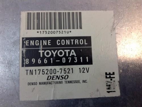 2001 toyota avalon  engine control module(ecu, pcm, ecm) oem 89661-07311     c1 