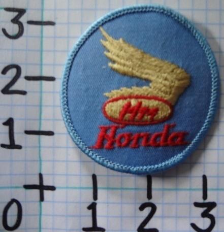 Vintage nos honda motorcycle patch from the 70's 022