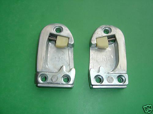 1955-1956-1957-1958-1959-1960 pontiac door striker plates-pair-new