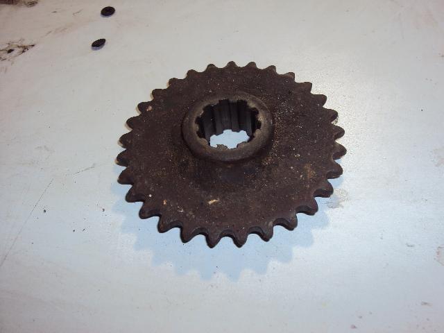 1967-1968 harley three wheeler cart-steering sprocket