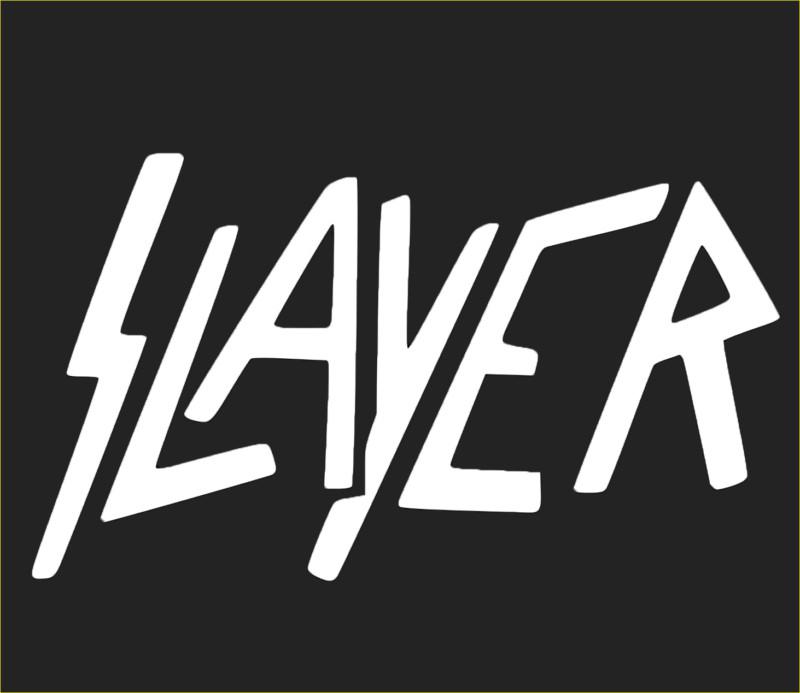 Slayer decal for cars and truck  