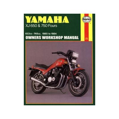 Haynes repair manual yamaha xj650 and 750 fours 1980-1984 seca turbo