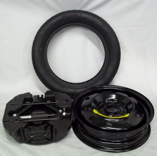 Oem 2012 - 2013 kia soul 18" spare tire kit w/ jack + rim +tools mounted