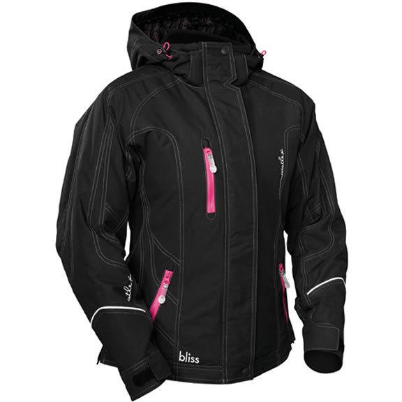 Snowmobile catle x jacket  womens bliss g1 2xl wide black magenta 