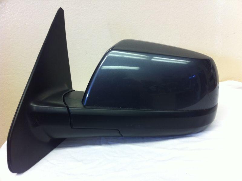 07 08 09 10 11 toyota tundra left (driver) mirror heated blue color oem