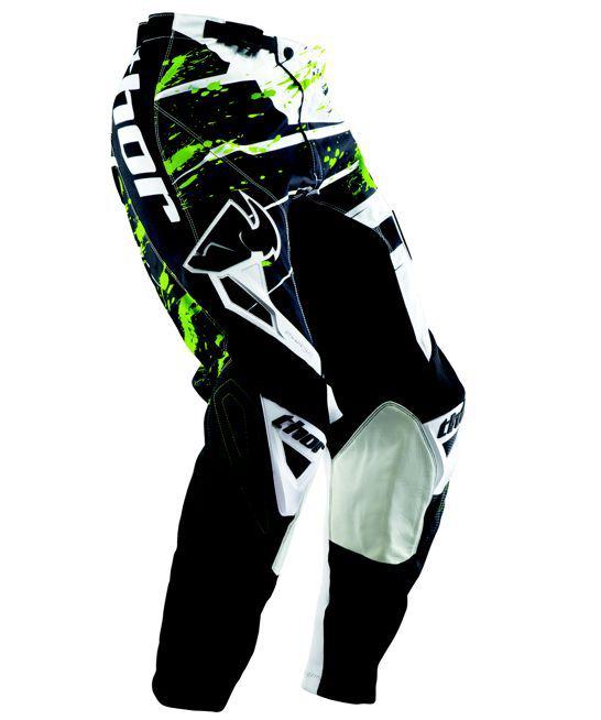 Thor 2013 youth phase splatter green mx motorcross atv pants 18 new