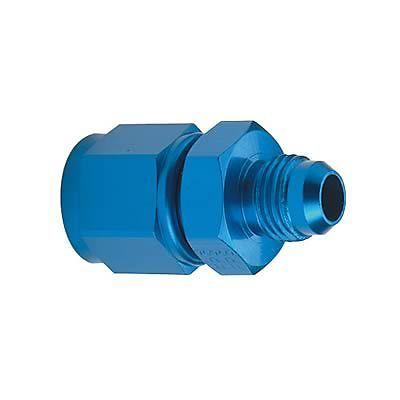 Fragola 497211 fitting reducer straight female -10 an to male -8 an blue ea