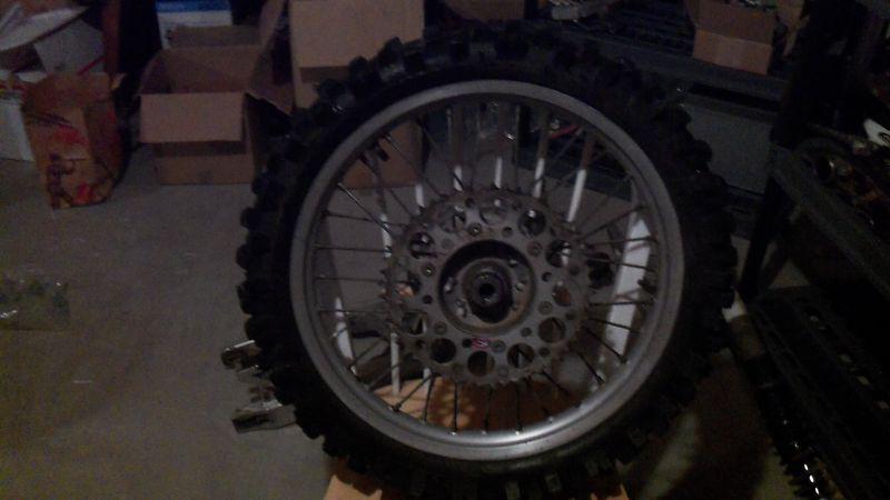 94 honda cr125 rear wheel/tire combo