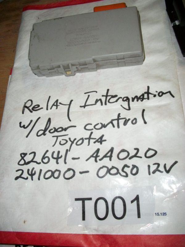 2000  camry relay integration with door control pt# 82641-aa020 #t001/-1