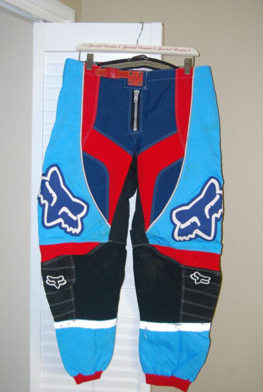 Used fox racing mx motocross pants size 34