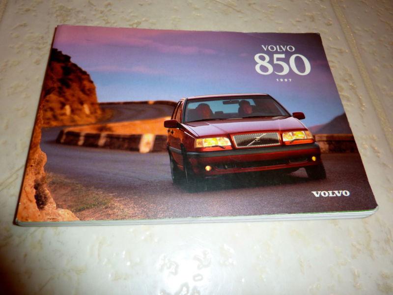  1997 97 volvo 850 owners manual book  