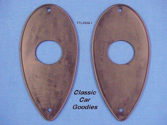 1938-1939 ford "baby zephyr" tail light gaskets (2) new
