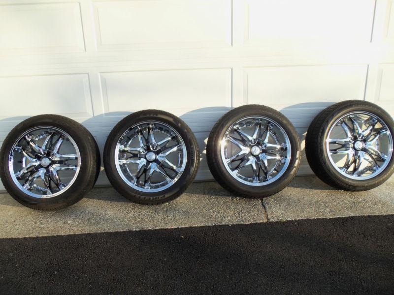 Four zinik wheels with perelli tires used shipping available