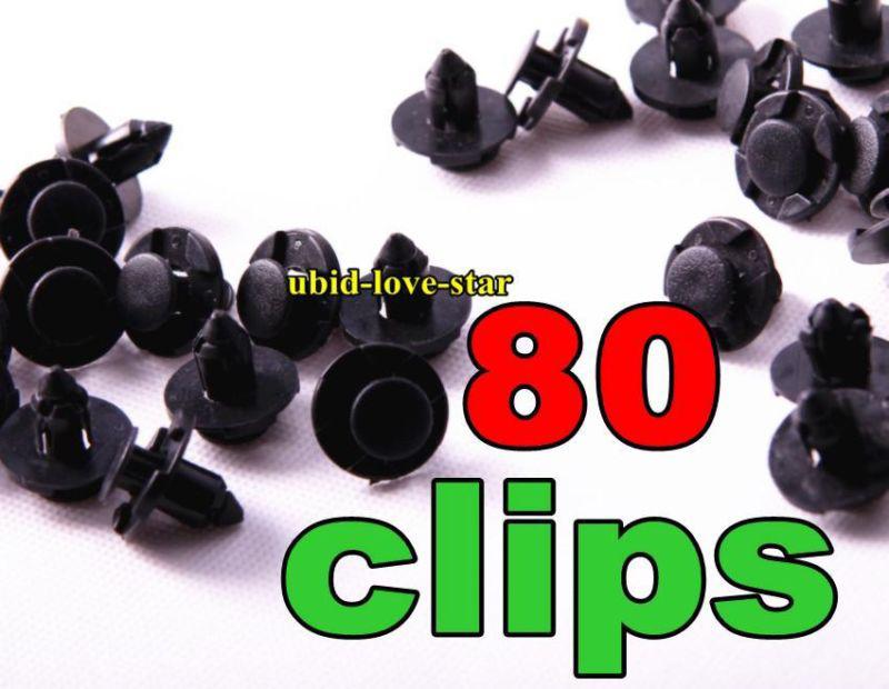 80 bumper clips  nissan fender push type fascia retainer fastener god