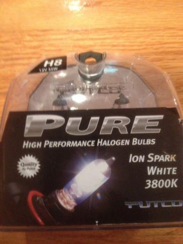 Putco 230008sw bulbs halogen white h8 socket pair