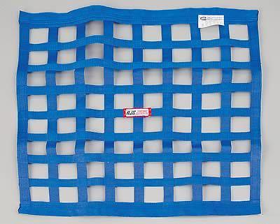 Two (2) rjs 1000-3 window net blue nylon ribbon square 24" x 24" x 24in