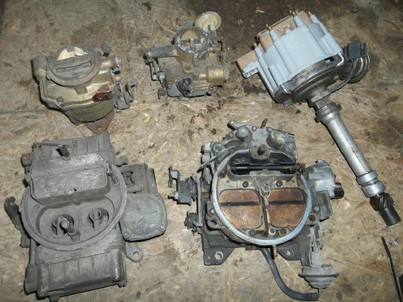 4 vintage carburetors