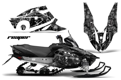 Yamaha vector graphic kit amr racing snowmobile sled wrap decal 12-13 reaper blk