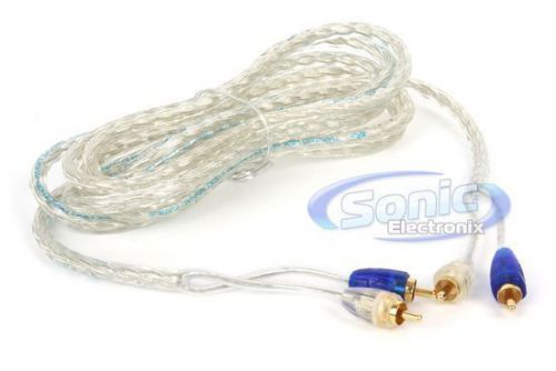 E2 erca9 9 ft. two-channel twisted hex rca interconnect audio signal cable