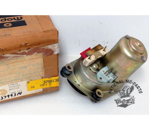 76-78 aspen &amp; volare 2 speed wiper motor without delay-nos 3799314