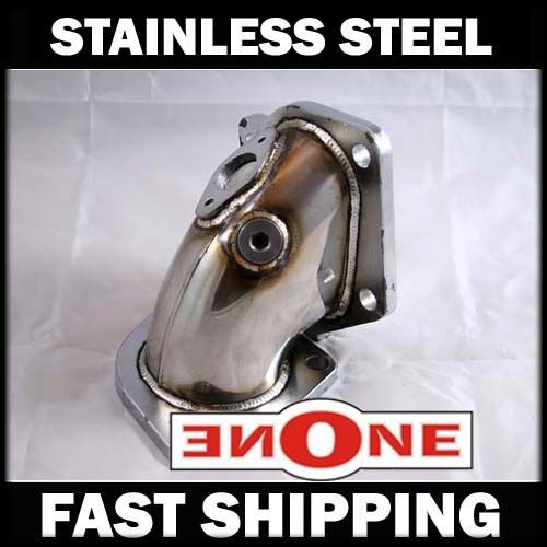 86-92 mk3 turbo supra 3&#034; stainless exhaust outlet elbow dump pipe 7mgte 7mg 7mge